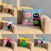 Cartoon BBarbapapa Cushion Cover Soft Reversible  Durable Pillow Cover  MultiScene Use for Home  Car Daily Comfort