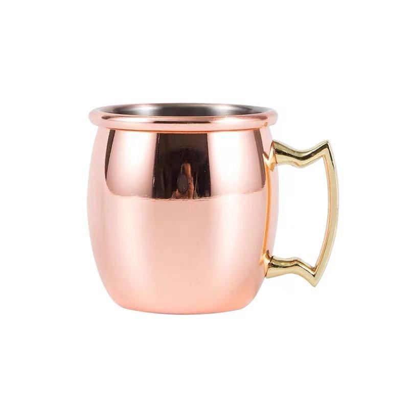 One Set 4pcs Stainless Pure Copper Cup for Bar