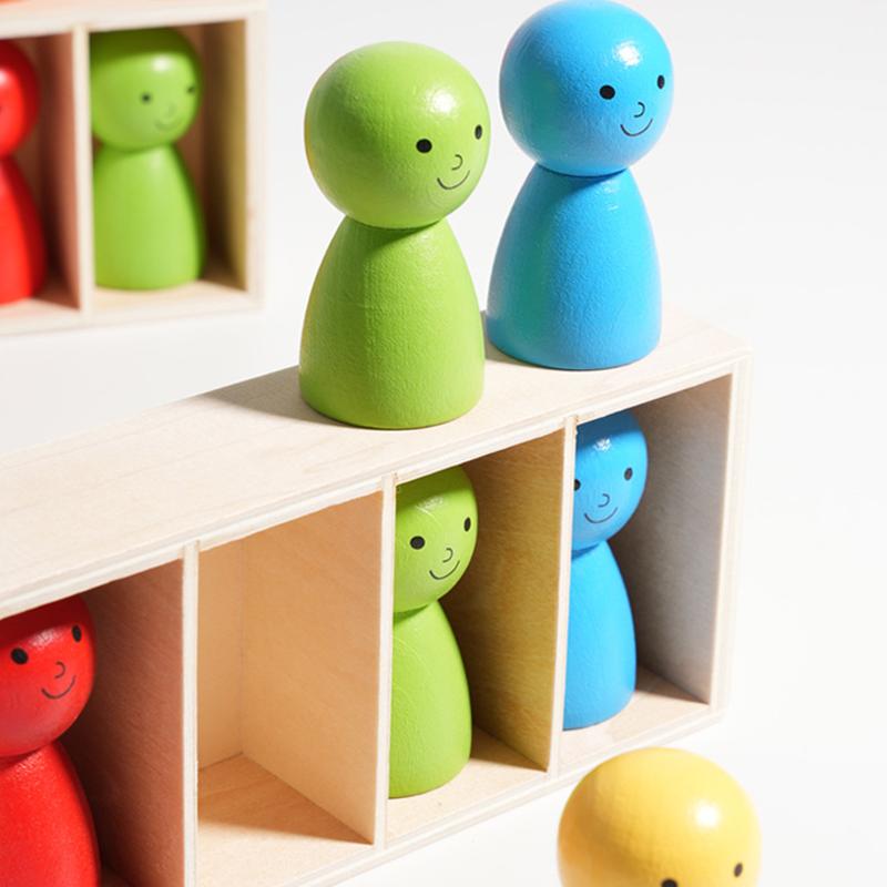 Guessing Colors Doll Color Matching Little Doll Challenge Logical Thinking Training Multiplayer Game Educational Toys For Kids