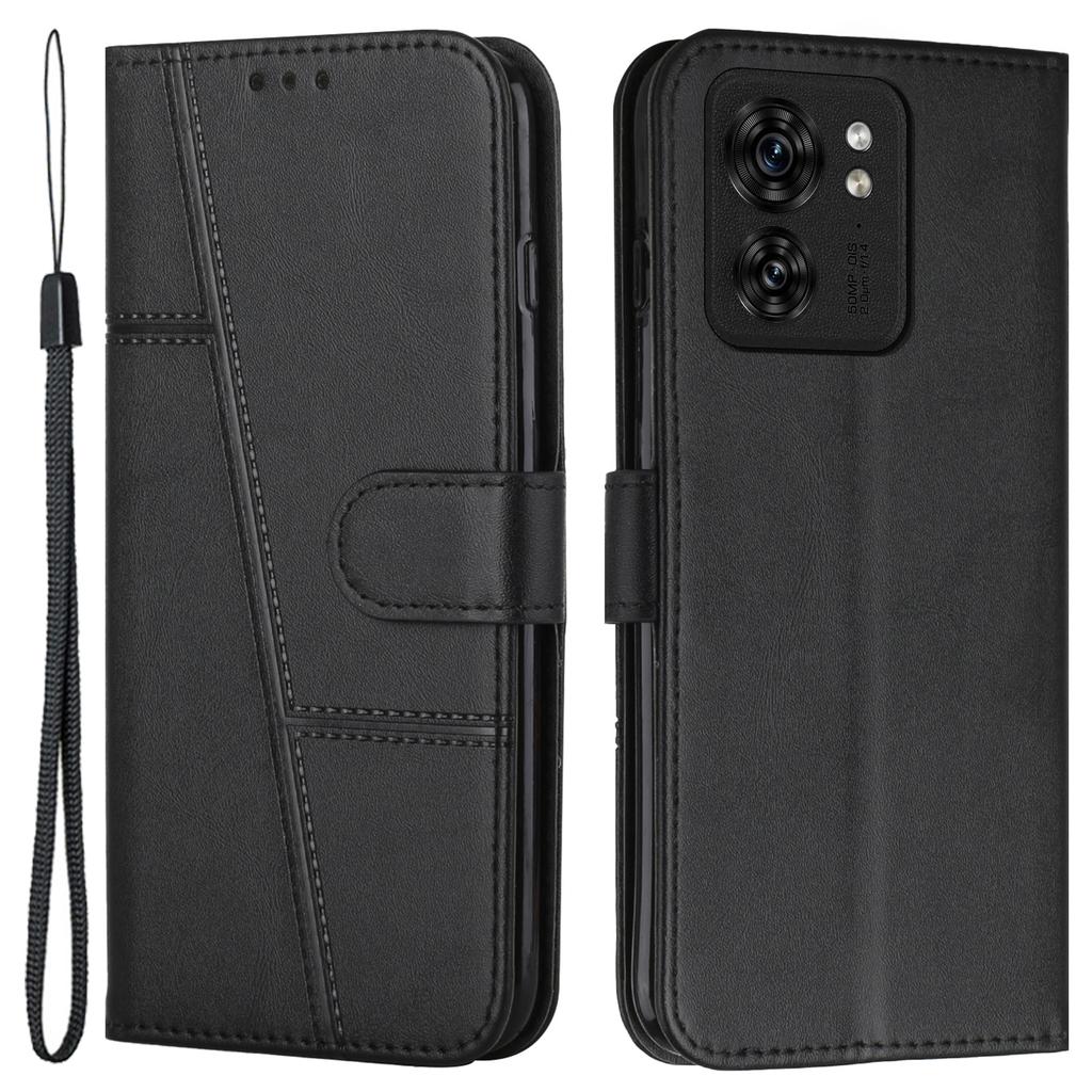 For Motorola Edge 40 5G Case Slim-Fit PU Leather Stand Phone Cover Wallet