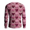 Men's Round Neck Long Sleeve Ribbed Knit Pullover