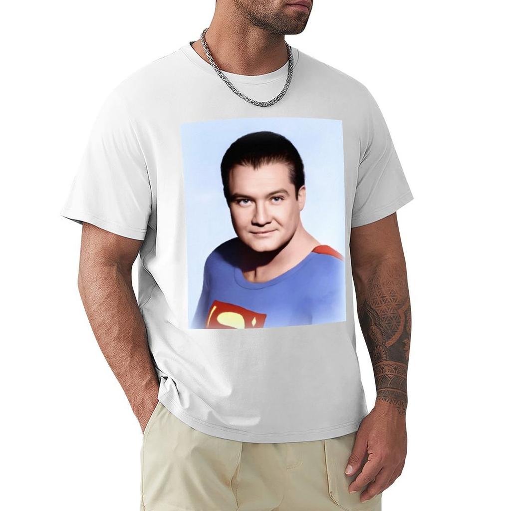 George Reeves Actor TShirt Basic Lightweight Short Sleeve Tee