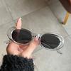 Euro-American Style Sunglasseses Men And Women Timeless Vintage Y2K Oval-shaped Shape Popular Sunglasseses UV Shielding Women's Sun glass