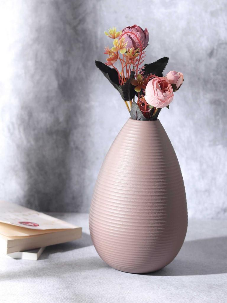 Klova Pink Vase | 10 X 10 X 15 Cm