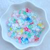 50Pcs New Cute 11mm Resin Mini Flower Series Flat Back Manicure Parts Embellishments For Hair Bows Accessories