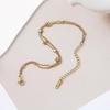 Elegant Multi-Layer Flower Bracelet & Anklet in Titanium Steel for Women