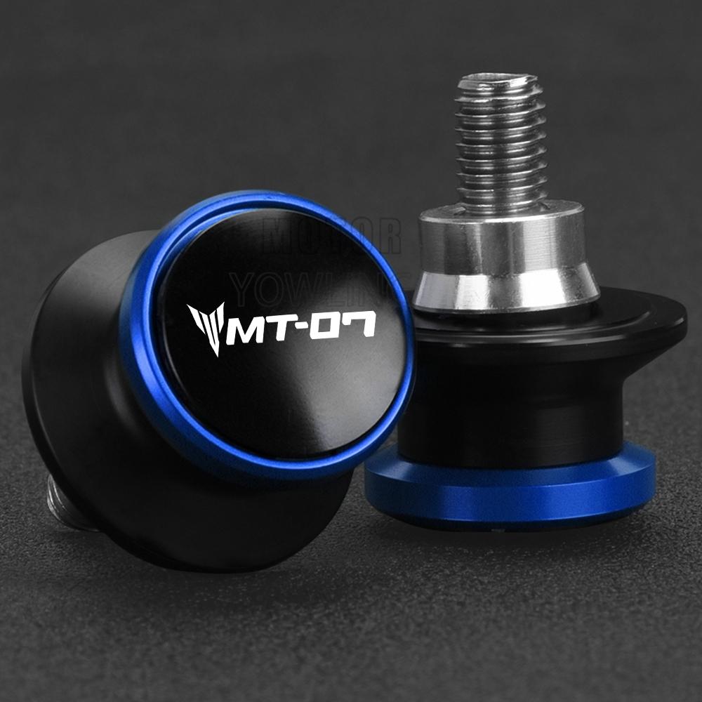 For Yamaha MT 07 MT07 FZ07 FZ 07 FZ-07 MT-07 Motorcycle 6MM Aluminum Swing Arm Stand Screw Swingarm Spools Slider Accessories