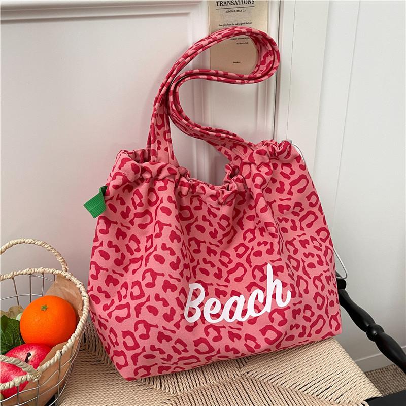 Urban Leopard Print Bag For Women With Large Capacity Casual Shoulder Bag