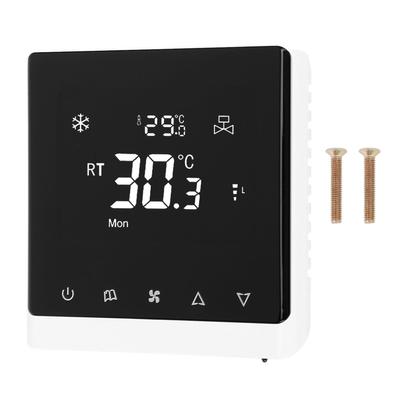 2 in 1 Wireless Smart Thermostat LCD Display Klimaanlage Boden Heizung Temperatur Control Panel