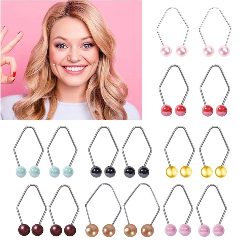 Stylish Lip Stud for Captivating Face Training Chic Lip Training Tool Dimple Maker for Fashion forward Individuals