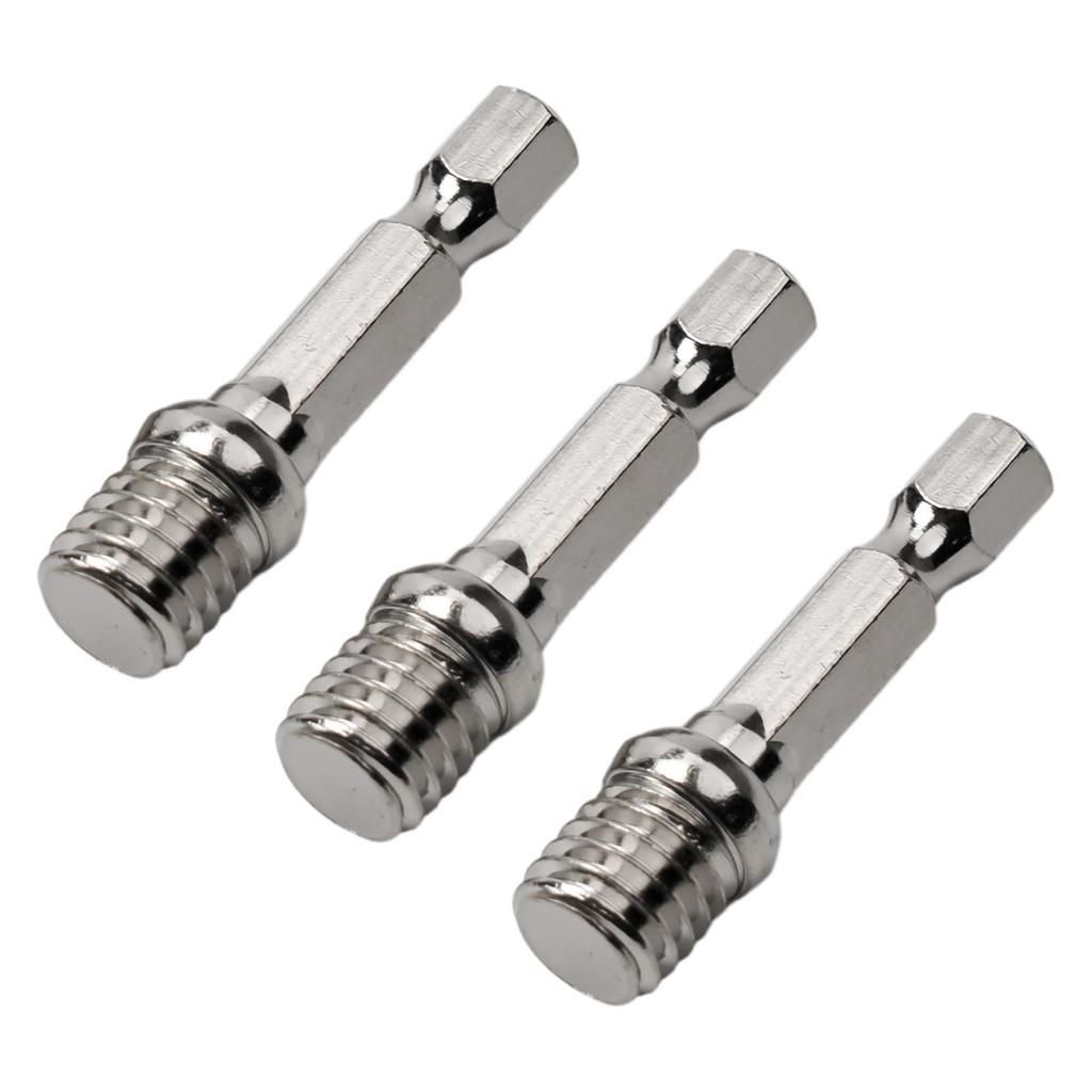 1/4\" Connecting Rod 3pcs Metal Shank Diameter: 6mm Silver