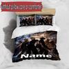 3pcs Duvet Cover Set (1*Duvet Cover + 2*Pillowcase, Without Core), Custom Name Final Fantasy Pattern Bedding Set, Home Bedroom Decor Gift
