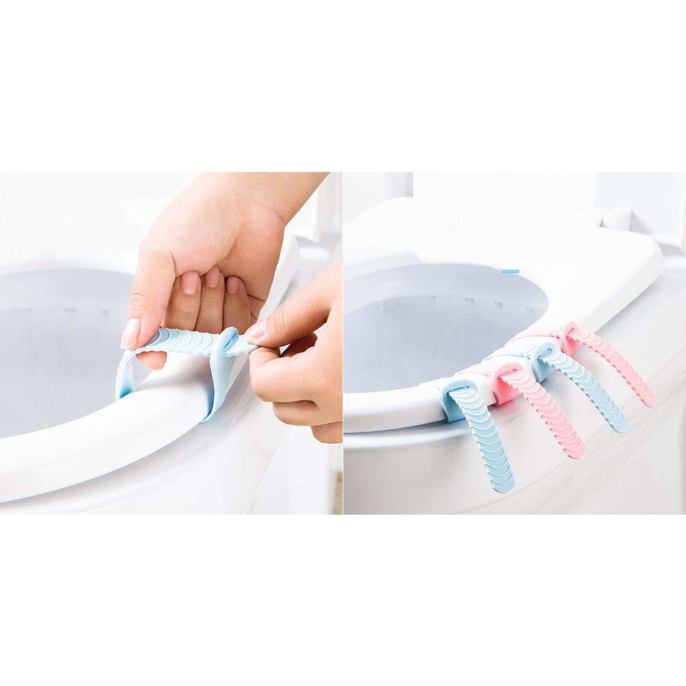 Toilet Seat Anti Dirty Silicone Lifter Handle for Bathroom Supplies
