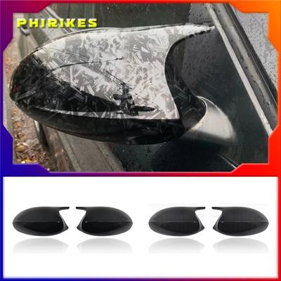 1 paar Für BMW 1 3 Serie E87 E81 E82 E90 E91 E92 E93 Rückansicht Seiten Fall Trim ABS Carbon faser Stil Auto Rückspiegel Abdeckung