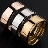 1 Pc Ring Unisex Stainless Steel Mirror Lightweight Finger Ring for Wedding