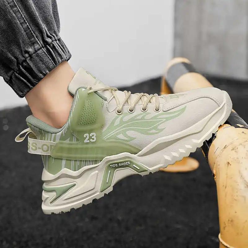 Tied Lace-up Super Comfortable Men's Shoes Skateboarding Summer Boot Sneakers 50 Size Sports High End Casuall Cool Special