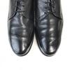 80s-90s?/STACY ADAMS/Goodyear Welt Leather U-Tip Shoes/10.5B/27.0-28.0/Black/(USED)