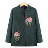 Grandma's Spring/Autumn Embroidered Tang Suit Jacket for Middle-Aged Women