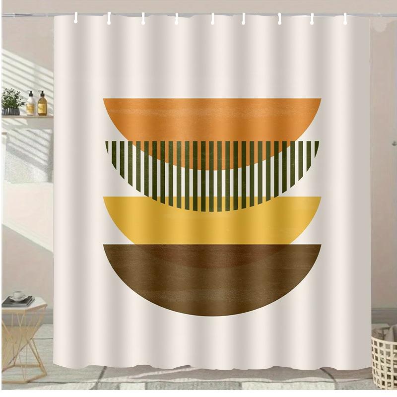 Pond Duck Animals washable Dirt-Resistant Shower Curtain Shower Head waterproof Polyester Bath Curtain For Home Decor