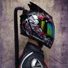 Motorcycle Full Face Helmet Double Lens Fashion Quick Release Racing Helmet Casco Casque Moto Approved Motorcycle Accessories