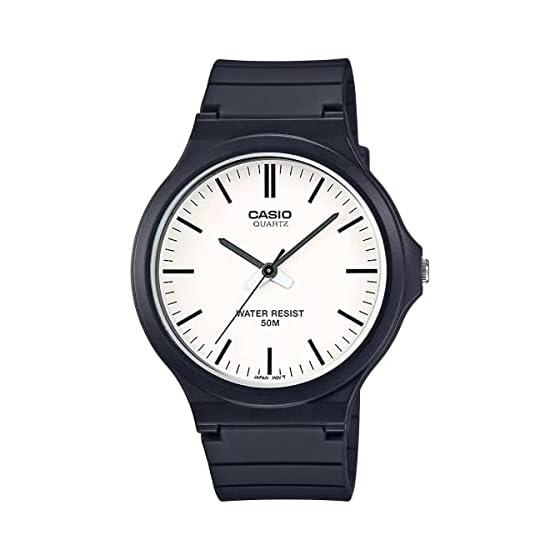 [Casio] Стандартные аналоговые кварцевые часы MW-240-7EV Без косметической коробки Мужские Черные x Белые Зарубежная модель [Параллельный импорт]