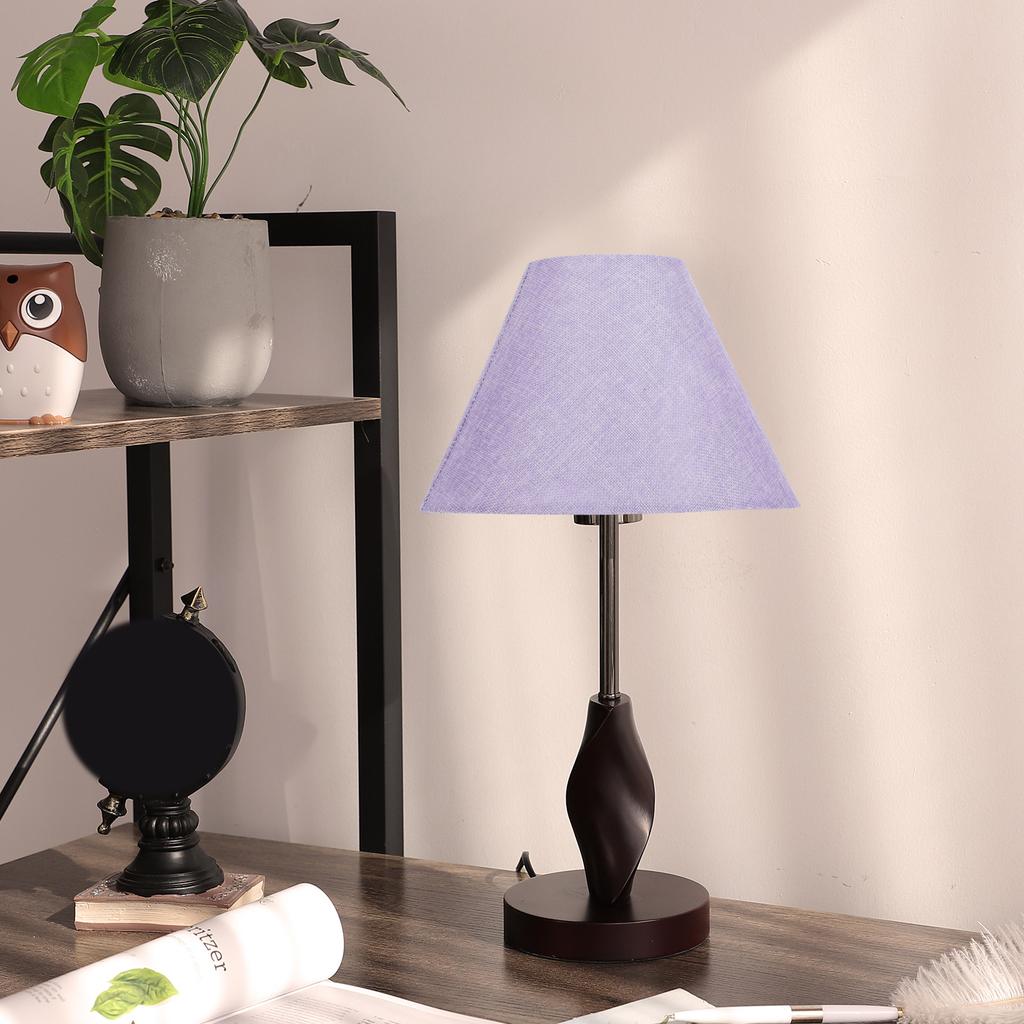 Small Lampshade Linen Cloth Metal Durable Desk Floor Wall Lamp Cover Replacement Light Accessory for Home Office Bedroom Study