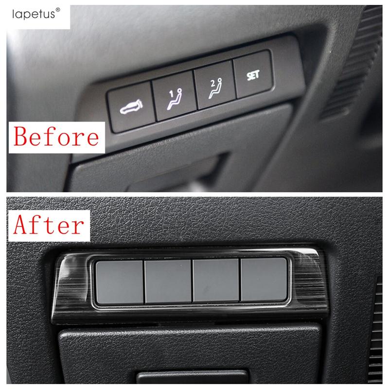 Headlight Lamp Adjust Button Sequ Stickers Cover Trim Stainless Steel Accessories For Mazda 3 2025