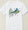 Funny Fishing Mahimahi Dolphinfish Skeleton Angler Gift TShirt Summer Cotton Short Sleeve ONeck Mens T Shirt New S3XL