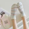 Frühling Sommer Dünne Damen Kurze Socken Polka Dots Niedliche Cartoon Wursthund Stickerei Bootssocken Reine Baumwolle Kurz Trendige Socken