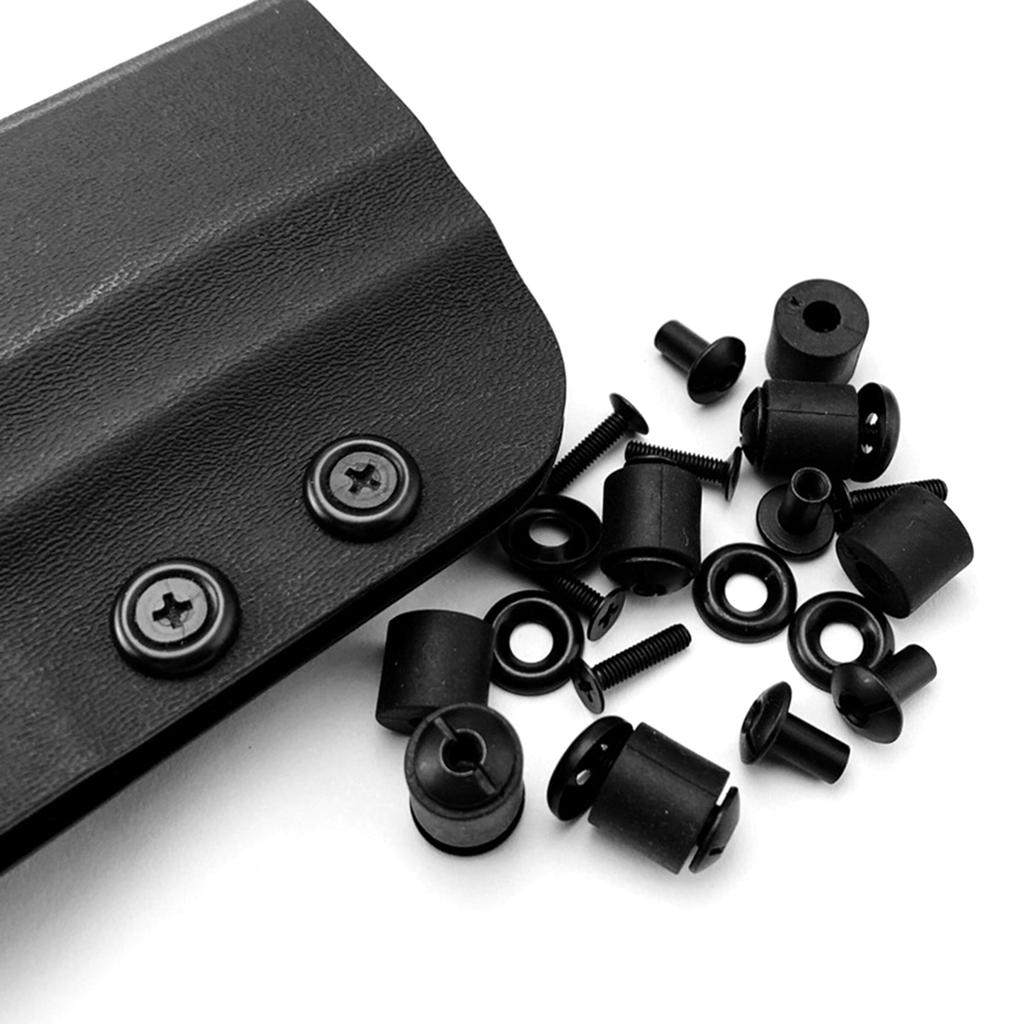 4 Sets Convenient Quick Release Screw Kit for Various Applications Reliable Metal Screw Parts for Sheaths and Holders