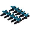 50PCS 20x1/2in Male Thread Irrigation Switch Valve Gate Valves for Garden Drip Irrigation