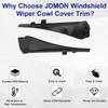 66894-4CL0A Black Front Windshield Wiper Cowl For Nissan Rogue 2014-2020 Cowl Extension Trim Cover OEM 66895-4CL0A Car Accessory