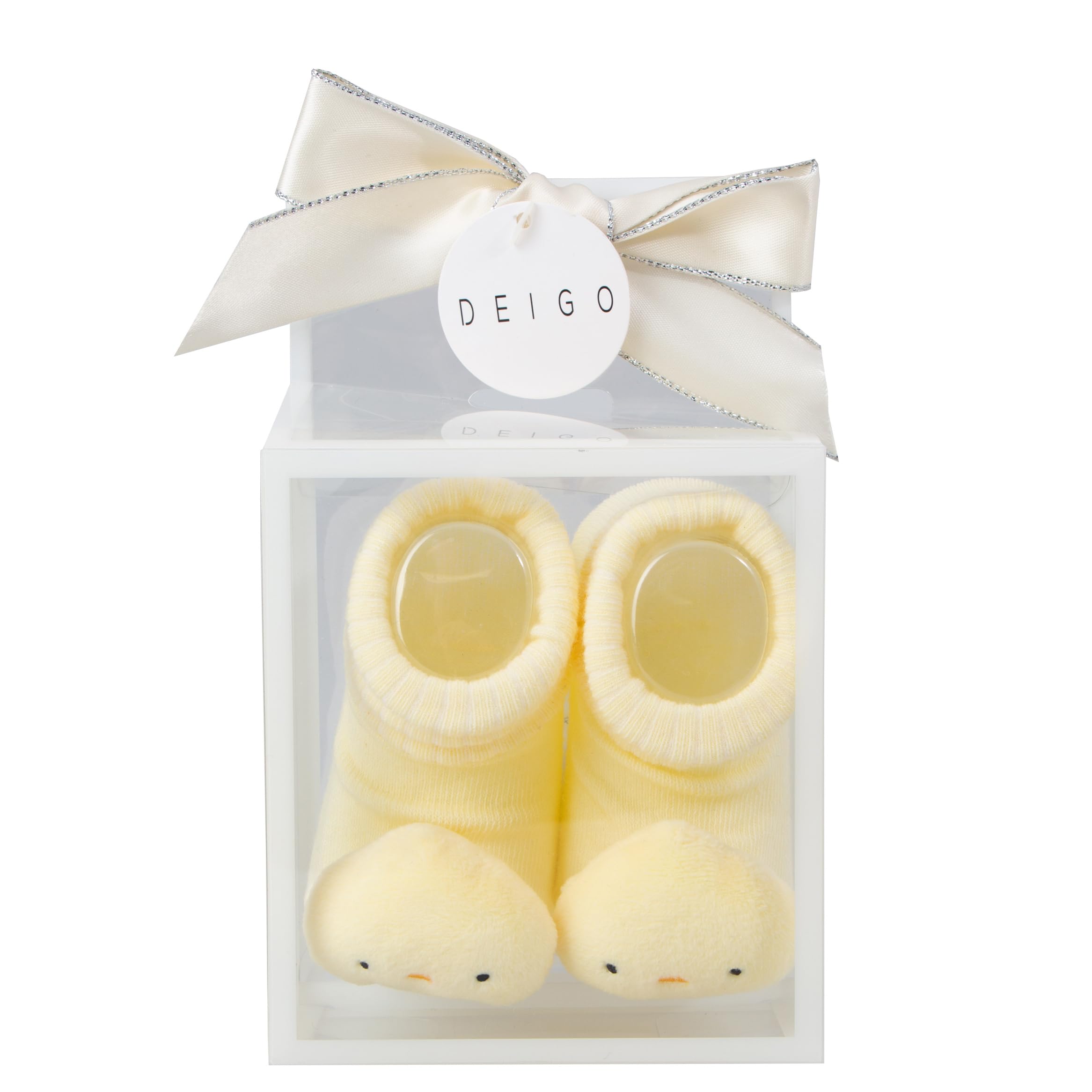 

Deigo Baby Gift Rattle Socks Baby Socks Made in Japan Boys Girls Rattle Socks Pure Chic [DEIGO] #6376