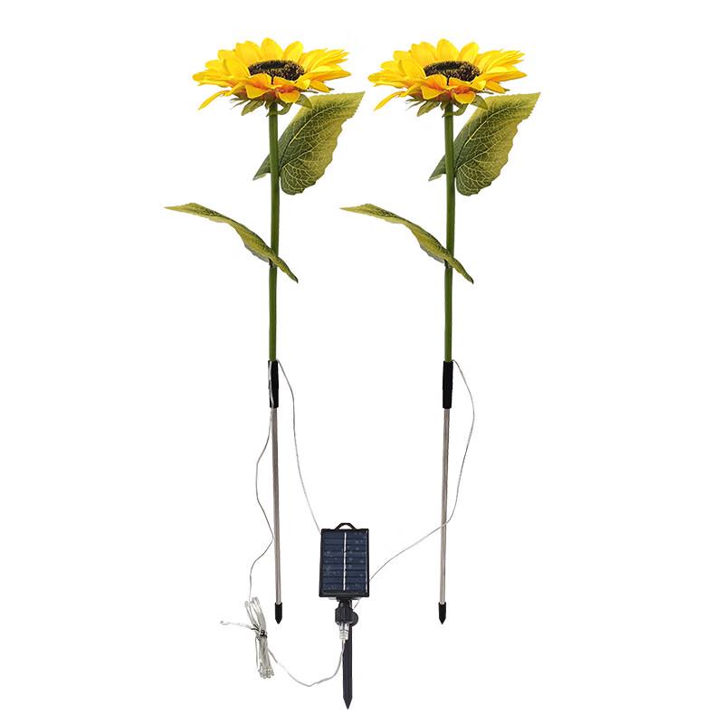 Solar Powered LED Sunflower Garden Ground Lights