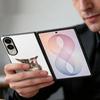 Cute Cat Rabbit Print Case For Samsung Z Fold 8 Ultra 7 6 5 4 Hybrid Leather Skin Hard PC Bumper Cover For Galaxy Z Fold8 Fold7 Fold6 Fold5