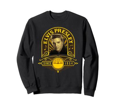 Sun Records X Elvis Presley Golden Frame Sweatshirt Since 1954