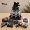 Home Decor Sewing Crafts Bird Christmas Tree Patchwork Kit, DIY Quilted Fabric Craft Unique Gift for Crafters Floral Handmade Centerpiece Holiday