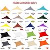 Triangle Oxford Cloth Sunshade Sail - Thickened, Waterproof Sun Protection for Pool, Courtyard, Balcony