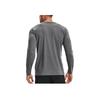 Under Armour Solid Color Training Round Neck Long Sleeve Raglan T-Shirt Men Tops Gray 1327970-001