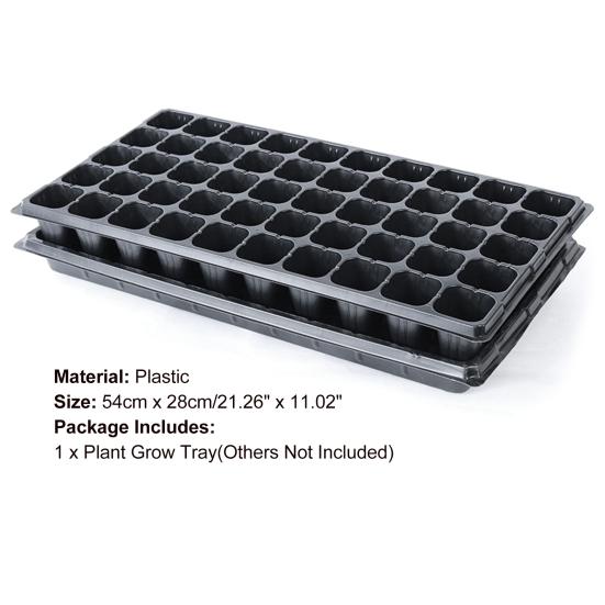 Large Capacity Sturdy Plant Grow Tray Plastic Practical Multi-purpose Planting Pot for Home