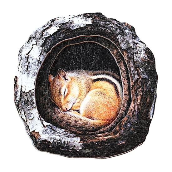 

Tree Hole Animal Refrigerator Magnet Wooden Animal Fridge Magnet Home Office Kitchen Cabinet Locker Whiteboard Decoration O