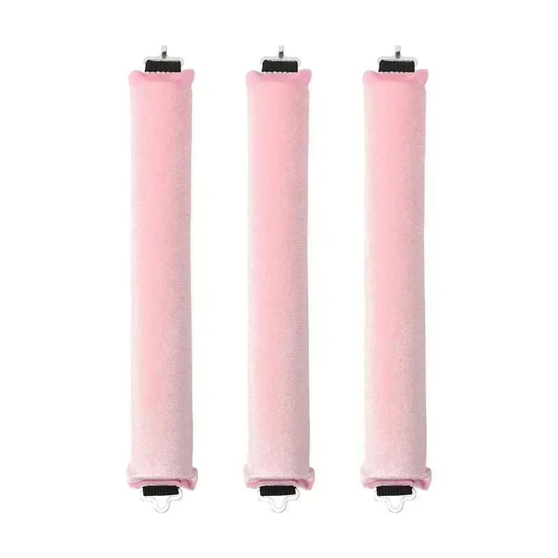 

3 шт., безнагревные бигуди для волос, без нагрева, ленивые щипцы для завивки, повязка на голову, мягкие локоны, спящие гибкие стержни с крючком, инструменты для укладки волос