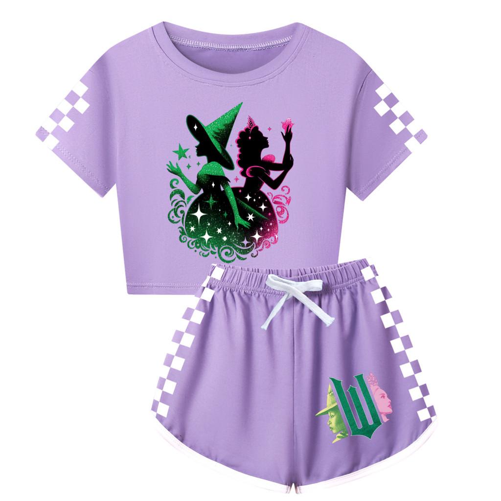 Wicked Toddler Children Cotton Pajama Set With Soft Material For Home And Sleep
