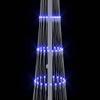 LED Christmas Tree with 230 LEDs Blue 51 x 51 x 190 cm Metal