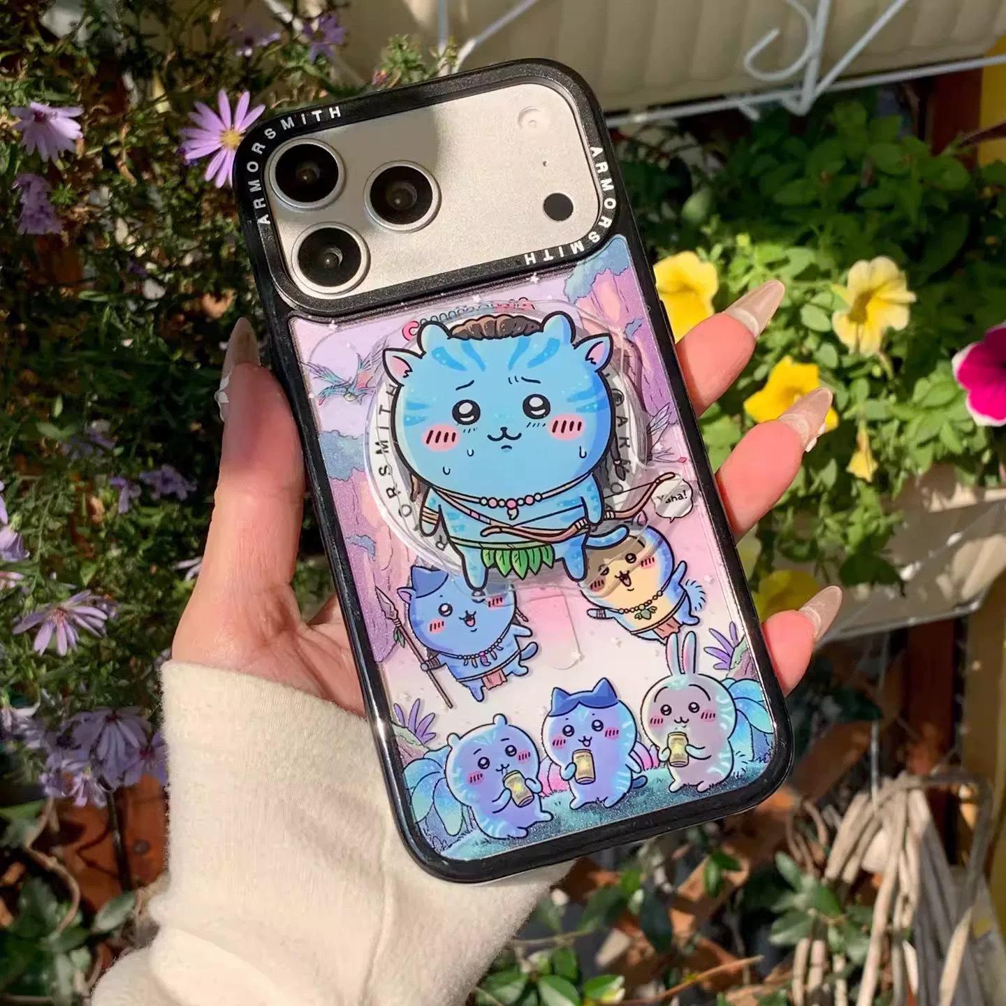 

Kawaii Cartoon Gyi MagSafe Magnetic Stand with Strong Suction and Retractable Airbag Design Magnetic Suction Stand [OPP Bag Packed]