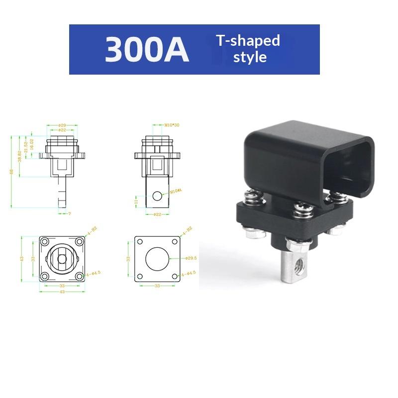 100/120/200/300A Vollkupfer Lithium-Batterie Energiespeicheranschlussklemme Batterieverbinder Batterie-Speicheranschlussklemme Pol