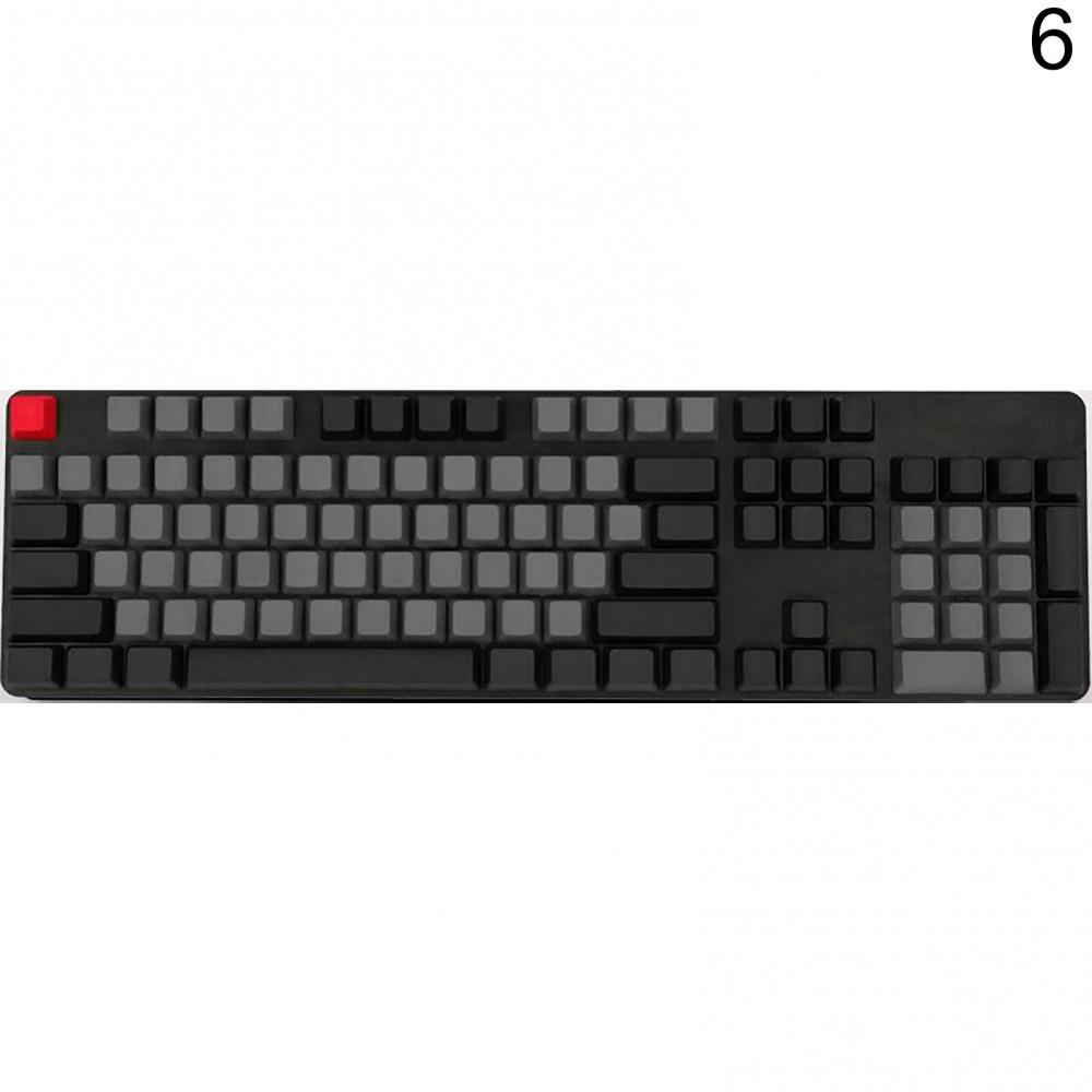 Universal Mechanical Keyboard Mechanical Keycaps 108Pcs PBT Lightproof No Letters Key Caps Replacement For Cherry MX Keycaps