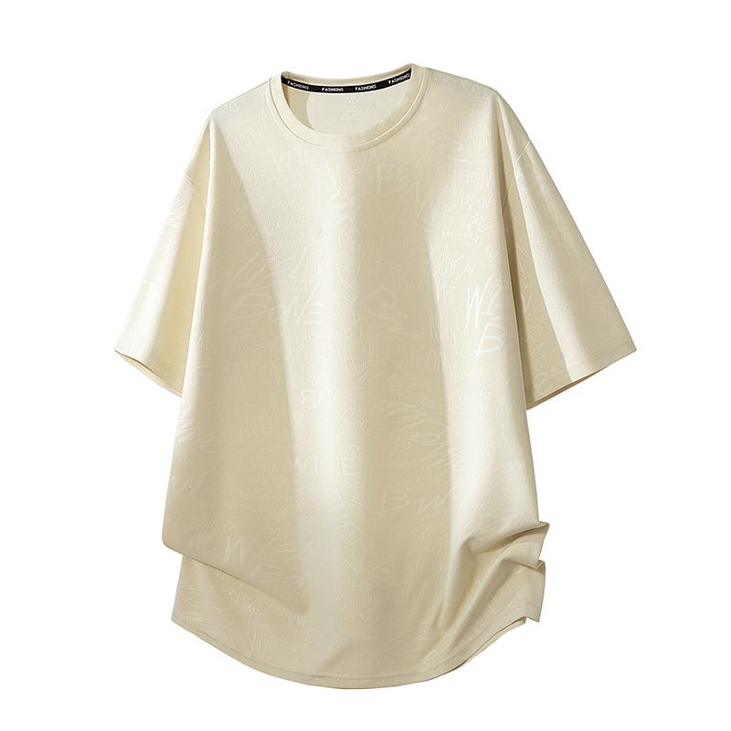 Schnelltrocknendes Sport-T-Shirt Herren Eis Seide Fitness Locker Sommer Dünn Kurzärmlig Laufen Top