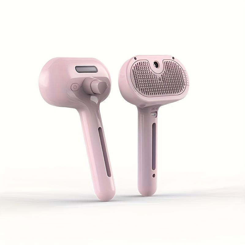 2-in-1 Pet Spray Comb with Water Tank & Release Button- Cat Grooming Brush for Shedding and Cleaning - Ergonomic Handle