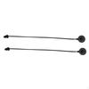 2x Rear Trunk Storage Package Tray Tie Strap Parcel Shelf String 28cm Plastic Fit for 12-17 Spare
